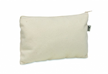Logo trade promotional items picture of: Cosmetic bag cotton 340 gr/m²
