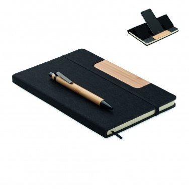 Logotrade advertising product image of: A5 RPET notebook set