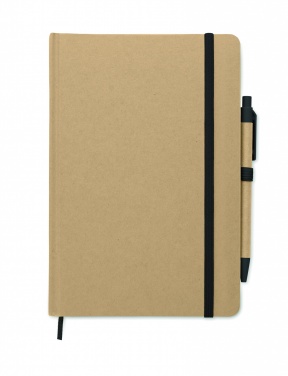 Logo trade advertising product photo of: A5 notebook in recycled carton