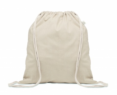 Logotrade promotional merchandise picture of: Recycled cotton drawstring bag