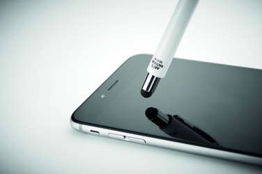 Logo trade business gift photo of: Antibacterial stylus ballpen