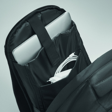 Logo trade business gifts image of: 600D RPET backpack
