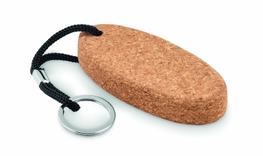 Logo trade business gifts image of: Floating cork key ring Lohja