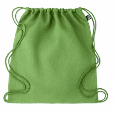 Logotrade promotional product image of: Hemp drawstring bag 200 gr/m²