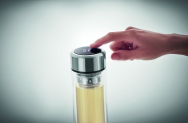 Logotrade promotional gift image of: Bottle with touch thermometer