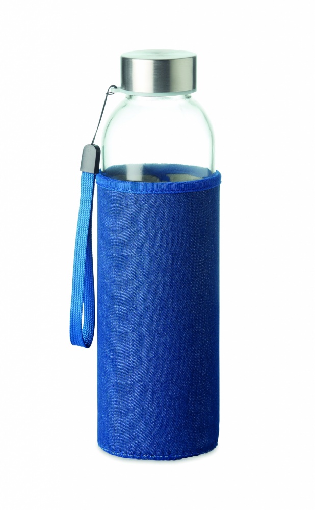 Logo trade advertising product photo of: Glass bottle in pouch 500 ml