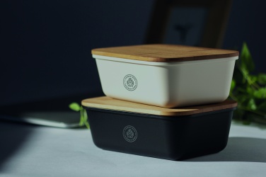 Logo trade promotional item photo of: Lunch box with bamboo lid