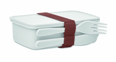 Logo trade business gift photo of: Lunch box with cutlery