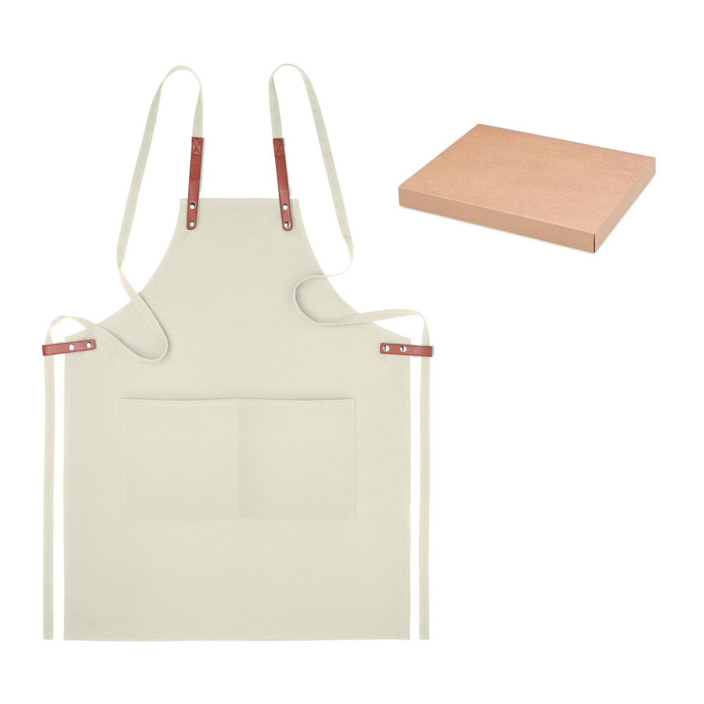 Logo trade promotional gifts image of: Organic cotton apron 340 gr/m²
