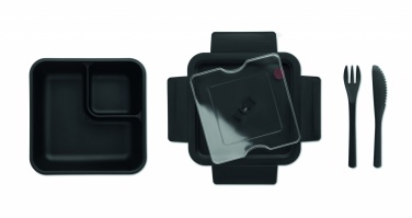 Logo trade corporate gifts picture of: Lunch box with cutlery 600ml