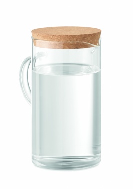 Logo trade business gifts image of: Borosilicate glass decanter 1L