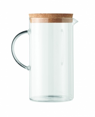 Logo trade promotional merchandise photo of: Borosilicate glass decanter 1L