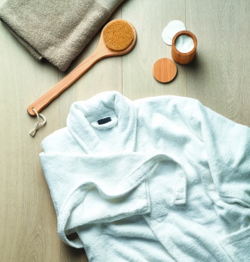 Logotrade advertising product picture of: Bathrobe organic cotton XL/XXL