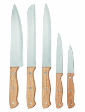Logotrade advertising product image of: 5 piece knife set in base