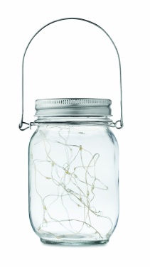 Logo trade advertising products picture of: Solar mason jar outdoor lamp