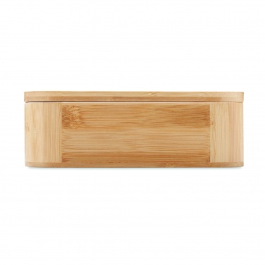 Logo trade promotional gifts picture of: Bamboo lunch box 1000ml LADEN LARGE