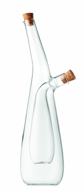 Logo trade promotional products image of: Glass oil and vinegar bottle