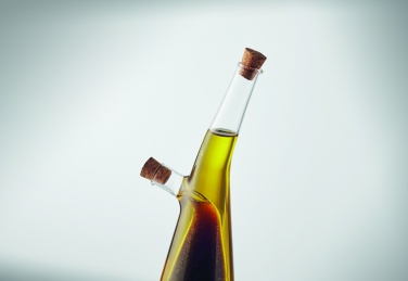 Logo trade promotional products picture of: Glass oil and vinegar bottle