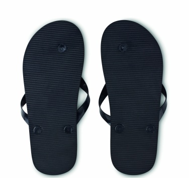 Logo trade promotional giveaways image of: Cork beach slippers M