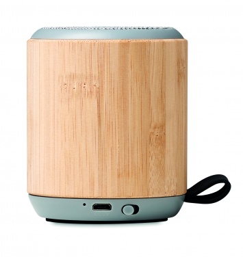 Logo trade promotional gifts picture of: 5.3 wireless bamboo speaker
