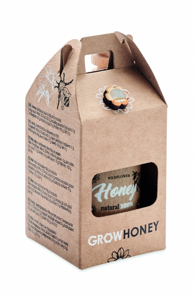 Logo trade promotional giveaway photo of: Wildflower honey jar set 50gr