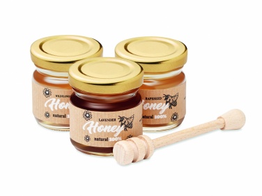 Logo trade promotional products picture of: Set of 3 wildflower honey