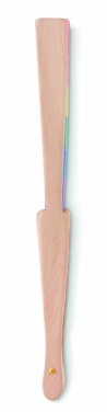Logotrade promotional item image of: Rainbow wooden hand fan