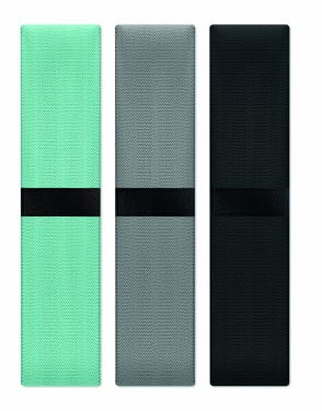Logo trade promotional items image of: Set of 3 fitness bands in pouch