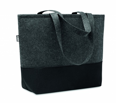 Logotrade promotional gift picture of: RPET felt shopping bag