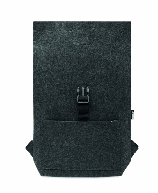 Logo trade advertising products image of: RPET felt backpack