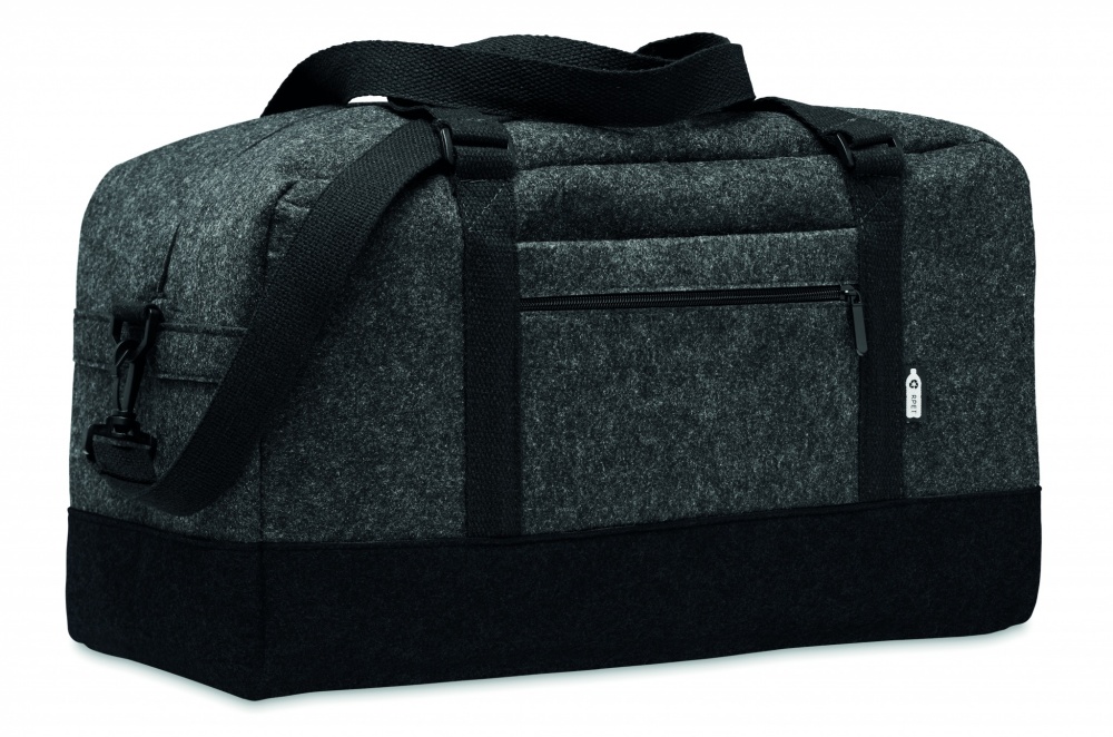 Logotrade promotional giveaway picture of: RPET felt weekend bag