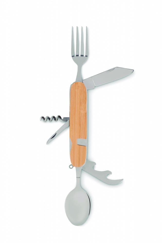 Logo trade business gift photo of: Multifunction cutlery set