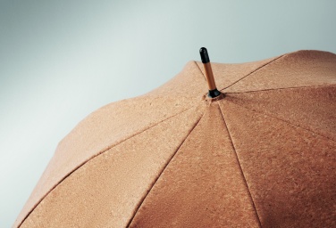 Logo trade promotional giveaways image of: 25 inch cork umbrella