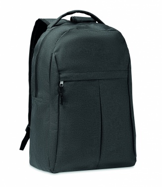 Logo trade promotional giveaways picture of: 600D RPET 2 tone backpack