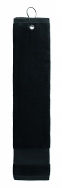 Logo trade promotional merchandise image of: Cotton golf towel with hanger