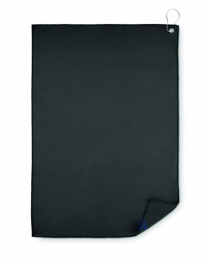Logo trade corporate gifts picture of: RPET golf towel with hook clip