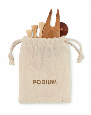 Logotrade promotional product image of: Golf accessories set in pouch