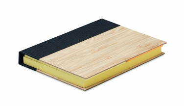 Logo trade promotional product photo of: Bamboo sticky note memo pad