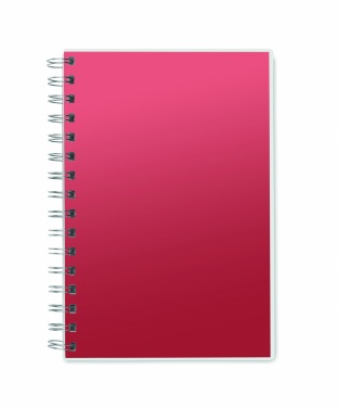 Logo trade promotional products picture of: A5 RPET notebook recycled lined