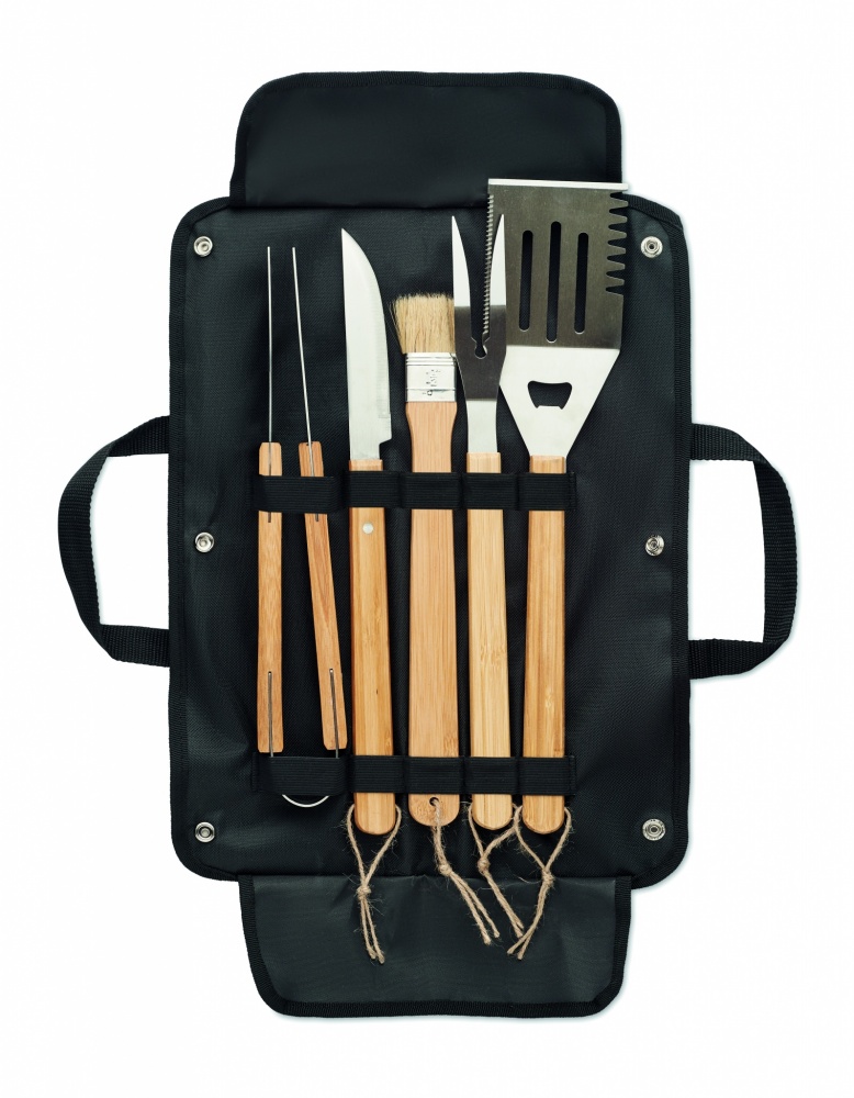 Logotrade promotional gift picture of: 5 Barbecue tools in pouch