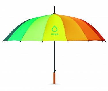 Logotrade promotional items photo of: 27 inch rainbow umbrella