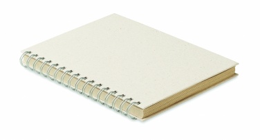 Logo trade promotional products image of: A5 grass notebook 80 lined