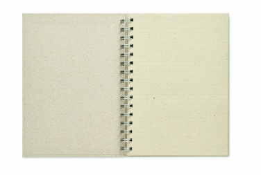 Logo trade advertising products picture of: A5 grass notebook 80 lined