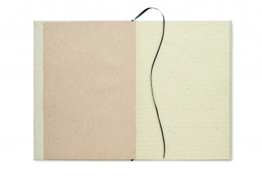 Logotrade promotional merchandise picture of: A5 grass notebook 80 lined