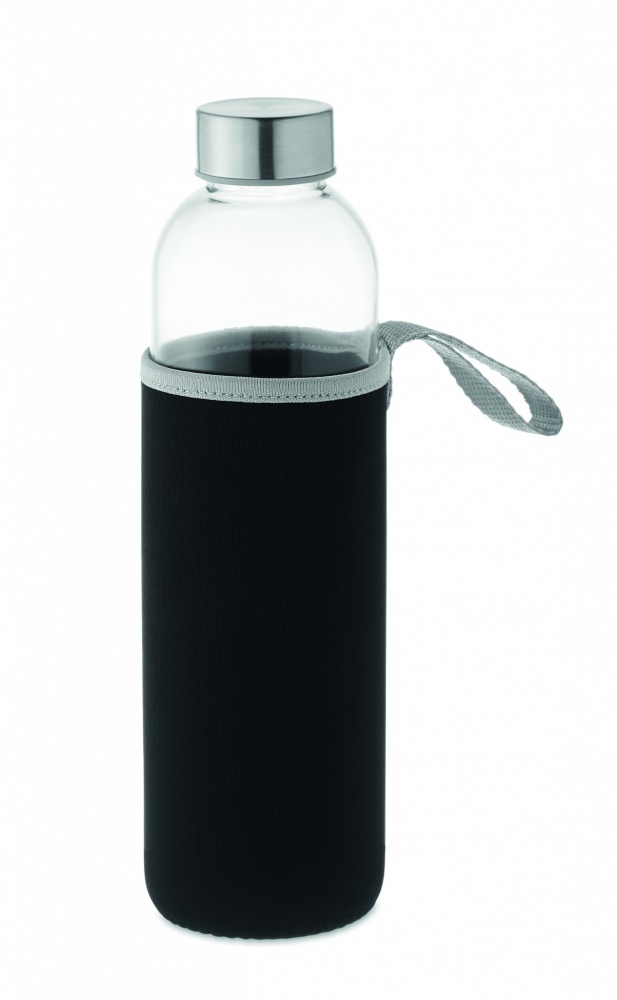 Logotrade advertising product picture of: Glass bottle in pouch 750ml