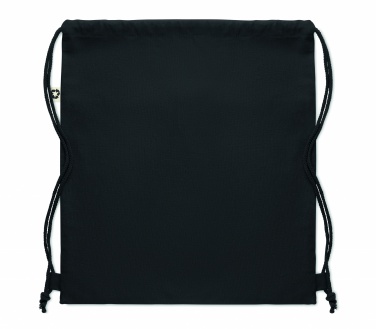 Logo trade business gifts image of: Recycled cotton drawstring bag