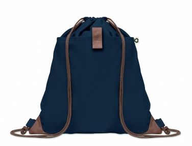 Logo trade corporate gifts picture of: Recycled cotton drawstring bag