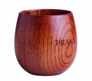 Logo trade advertising products image of: Oak wooden mug 250 ml