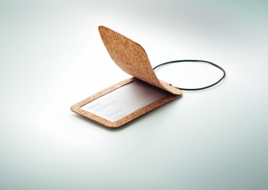 Logo trade promotional products picture of: Cork luggage tag