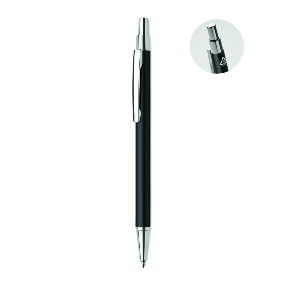 Logo trade promotional giveaways image of: Recycled aluminium ball pen